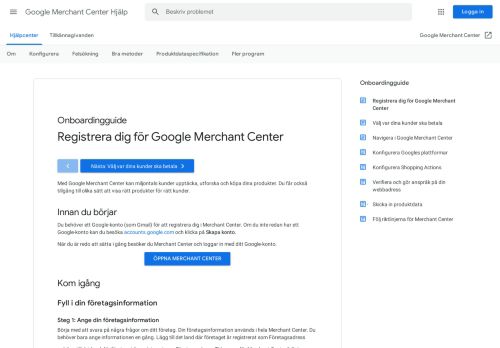 
                            3. Om Google Merchant Center - Google Support