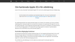 
                            4. Om hanterade Apple-ID:n för utbildning - Apple-support