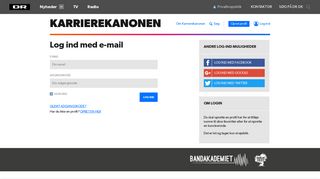 
                            3. Om login - KarriereKanonen | DR