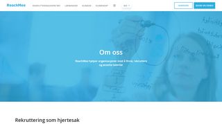 
                            6. Om oss i ReachMee | ReachMee rekrutteringsystem