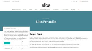 
                            2. Om Resurs Bank - Ellos Privatlån - Ellos.no