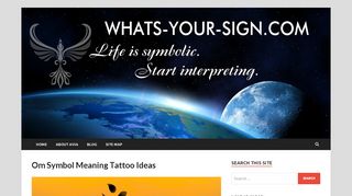 
                            9. Om Symbol Meaning and Tattoo Ideas on Whats-Your-Sign