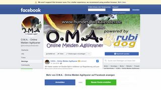 
                            11. O.M.A. - Online Melden Agilityaner - Beiträge | Facebook