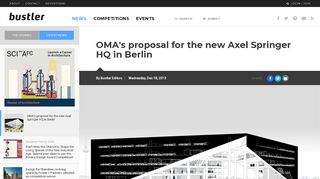 
                            13. OMA's proposal for the new Axel Springer HQ in Berlin - Bustler