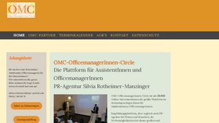 
                            1. OMC-Portal: OMC- Plattform für Assistentinnen/Sekretärinnen