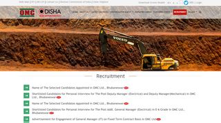 
                            10. OMC Recruitment - Odisha Mining Corporation