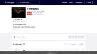 
                            2. Omdömen om Flirtmatch | Läs kundernas omdömen om flirtmatch.se