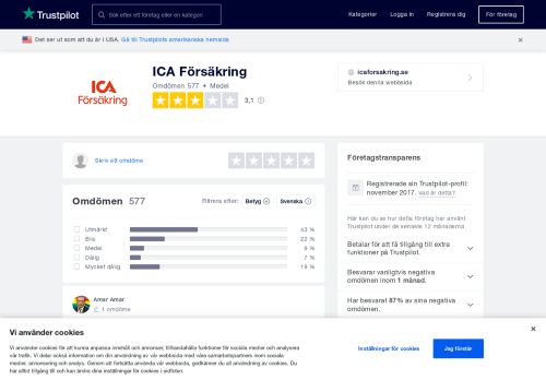 
                            11. Omdömen om ICA Försäkring | Läs kundernas omdömen om ...