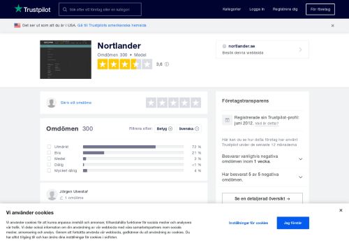 
                            4. Omdömen om Nortlander | Läs kundernas omdömen om nortlander.se