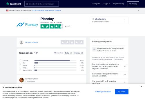 
                            4. Omdömen om Planday | Läs kundernas omdömen om planday.com