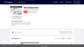 
                            6. Omdömen om Skandiabanken | Läs kundernas omdömen om ...