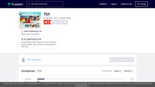 
                            9. Omdömen om TUI | Läs kundernas omdömen om www.fritidsresor.se