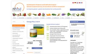 
                            11. Omega Plus 3+6+9 von AllVital - AllVital Products B.V.