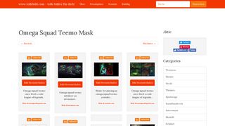 
                            4. Omega Squad Teemo Mask | www.tollebild.com