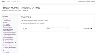 
                            5. Omega: Web FFZG