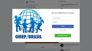 
                            5. OMEP Brasil - Ingressos: www.ifomep.org.br ou ligue: (67)... | Facebook