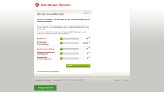 
                            2. Omkostningsberegner - Industriens Pension