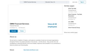 
                            12. OMNI Financial Services | LinkedIn
