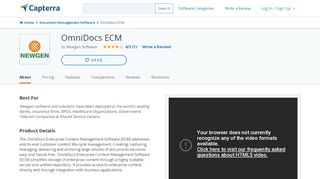 
                            11. OmniDocs ECM Reviews and Pricing - 2019 - Capterra