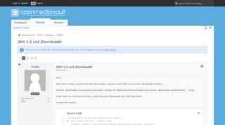 
                            12. OMV 3.X und jDownloader - Plugins - openmediavault