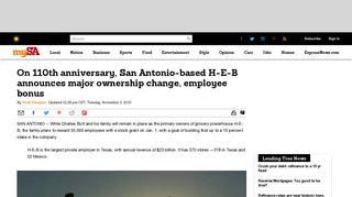 
                            8. On 110th anniversary, San Antonio-based H-E-B announces major ...