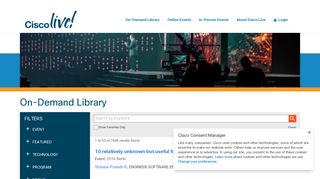 
                            12. On-Demand Library - Cisco Live Global Events