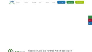 
                            3. on-geo Homepage - Geodaten und Researchdaten online