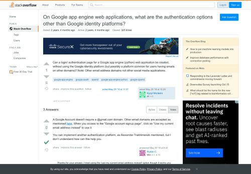 
                            10. On Google app engine web applications, what are the authentication ...