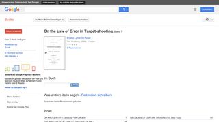 
                            5. On the Law of Error in Target-shooting