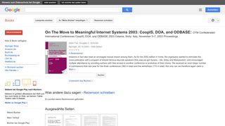 
                            9. On The Move to Meaningful Internet Systems 2003: CoopIS, DOA, and ...