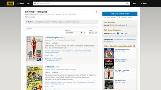 
                            7. on two - movies - IMDb
