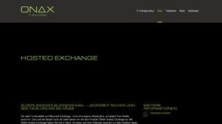 
                            10. ONAX - Hosted Exchange