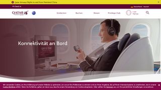 
                            1. Onboard connectivity | Qatar Airways