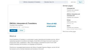 
                            6. ONCALL Interpreters & Translators | LinkedIn