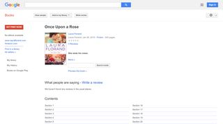 
                            10. Once Upon a Rose  - Google بکس کا نتیجہ