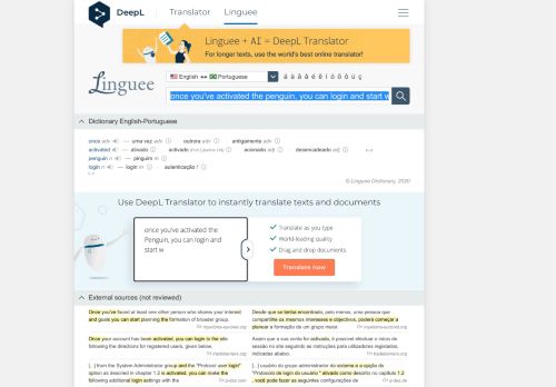 
                            8. once you've activated the penguin, you can login and Start w - Linguee