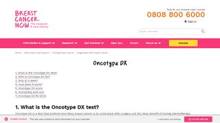 
                            12. Oncotype DX - Breast Cancer Care