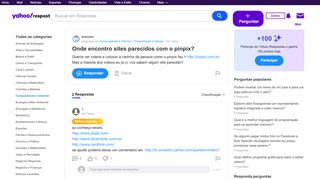 
                            7. Onde encontro sites parecidos com o pinpix? | Yahoo Respostas