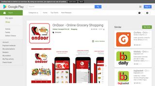 
                            4. OnDoor - Online Grocery Shopping - Apps on Google Play