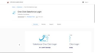 
                            3. One Click Salesforce Login - Google Chrome