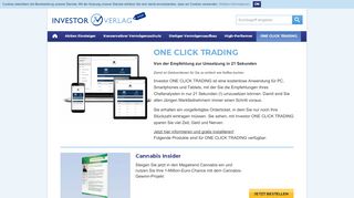 
                            4. ONE CLICK TRADING | Investor-Shop