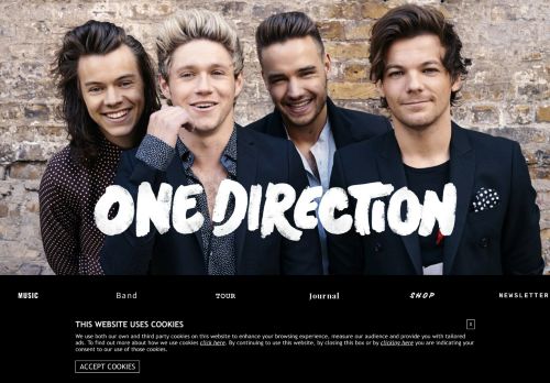 
                            2. One Direction – The official website