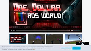 
                            11. One dollar Ads world - Viveport