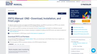 
                            11. ONE—Download, Installation, and First Login | PRTG Network Monitor ...