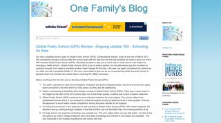 
                            10. One Familys Blog: Global Public School (GPS) Review - Ongoing ...
