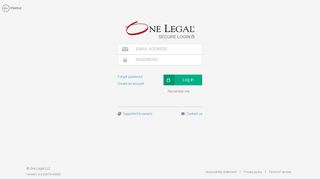 
                            11. One Legal login