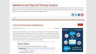 
                            5. One link direct login to Salesforce – Salesforce.com-Tips and Tricks by ...