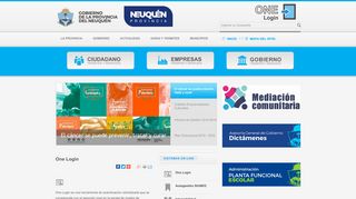
                            1. One Login - Sitio Web Oficial del Gobierno de la Provincia del Neuquén