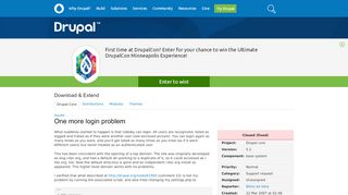 
                            8. One more login problem [#129972] | Drupal.org