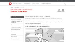 
                            1. One Net E-fax - One Net Business - Vodafone